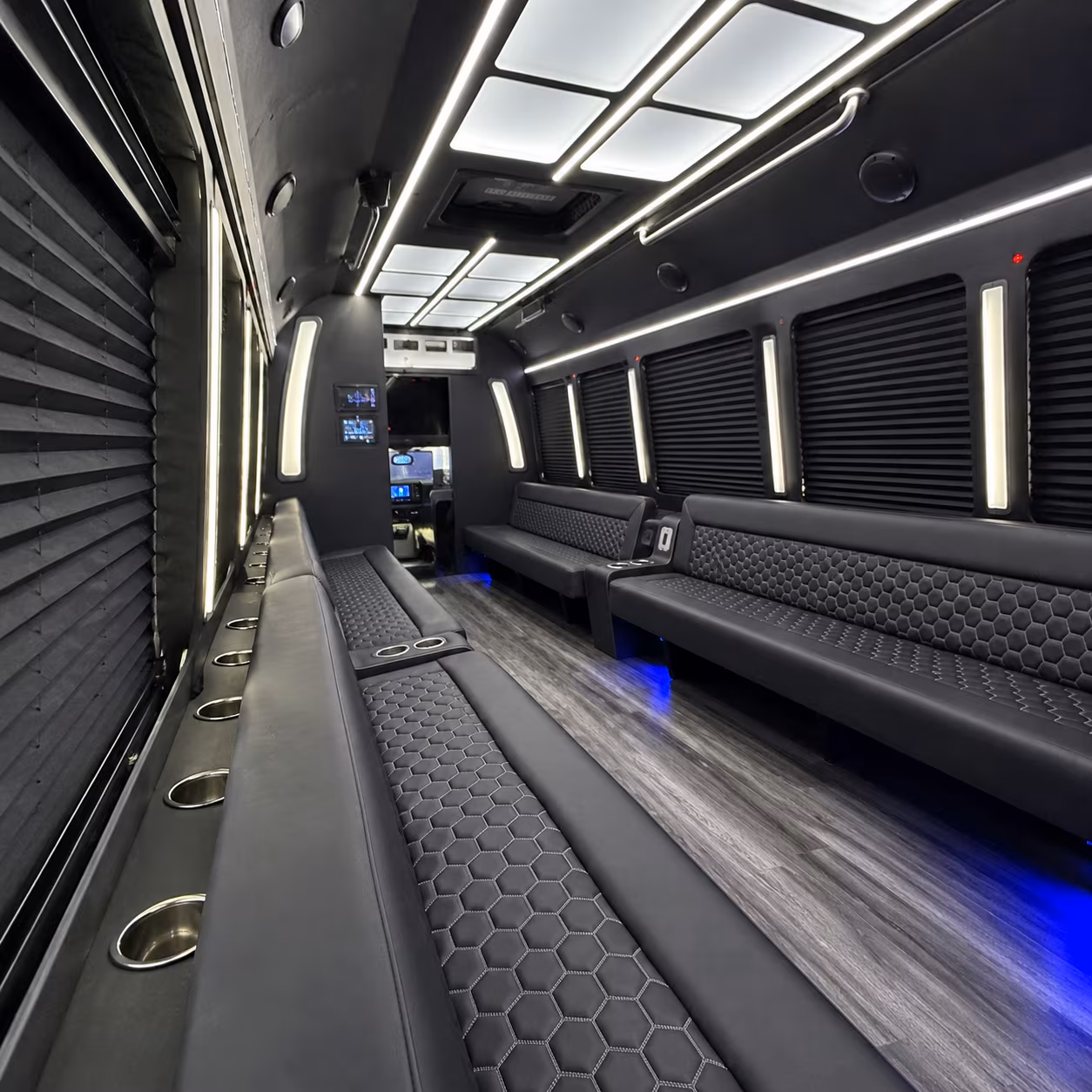 bus rentals for corporate retreats and team building events around roswell