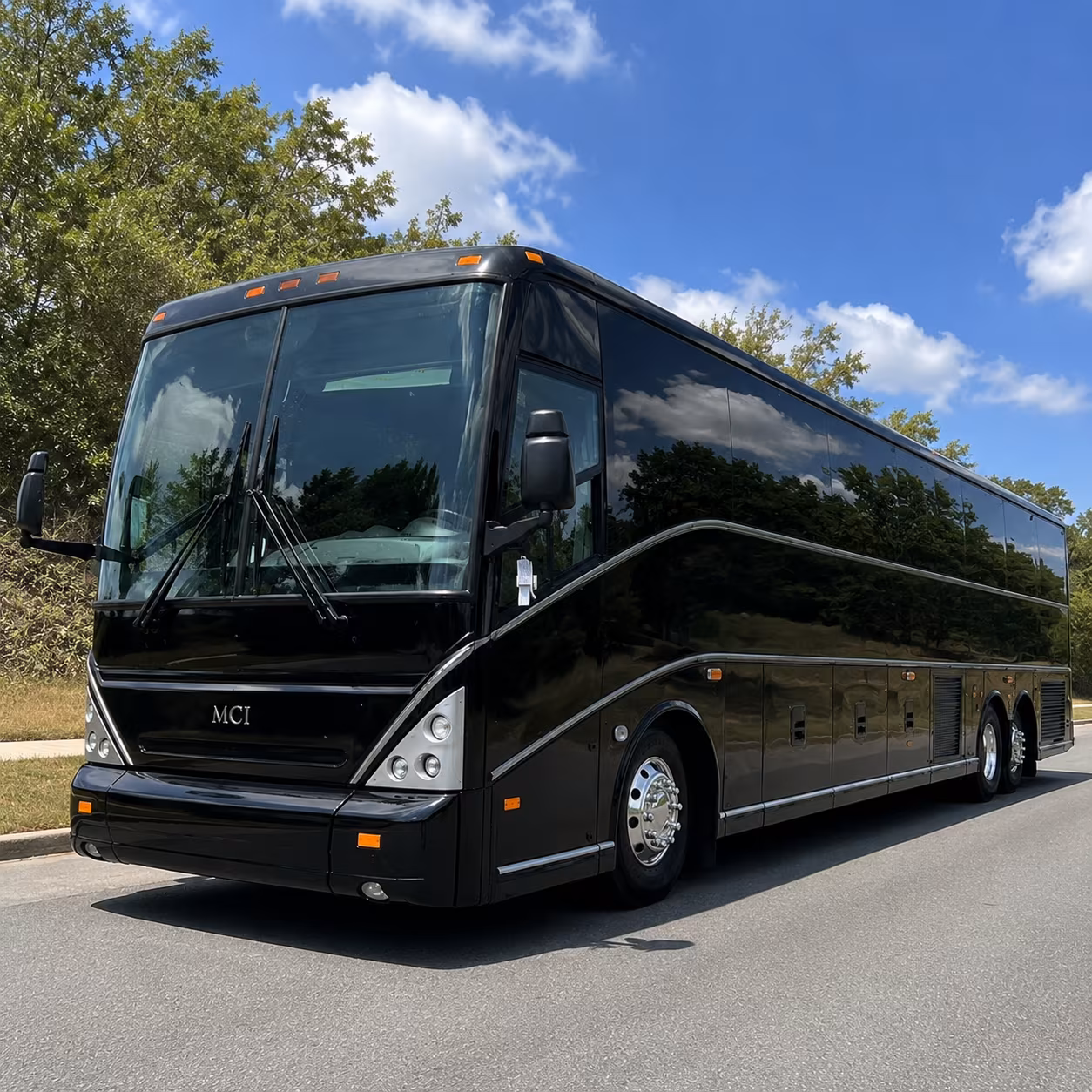 charter buses for corporate events and office shuttle runs