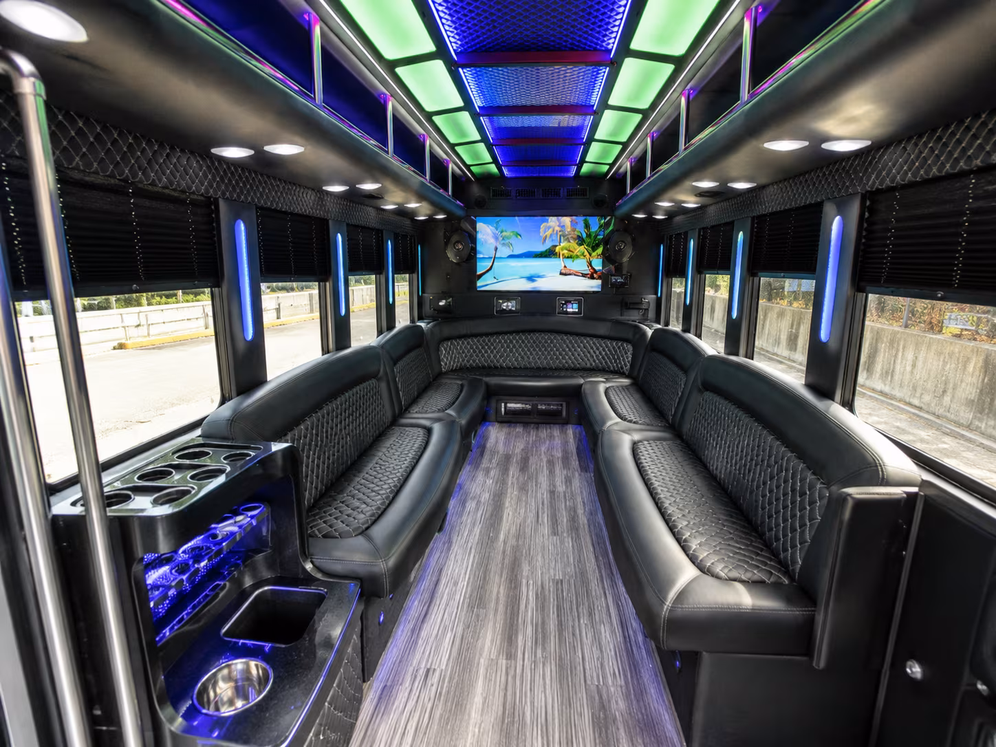 party bus rentals for roswell area proms on ga 400
