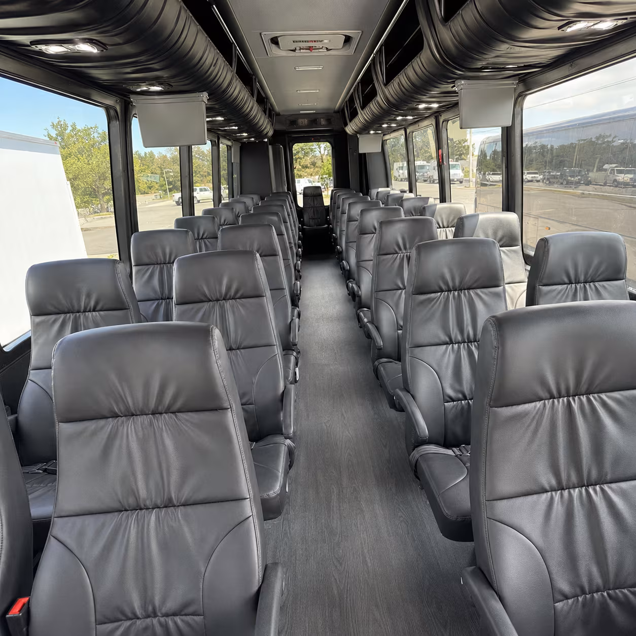roswell 30 passenger minibus inside
