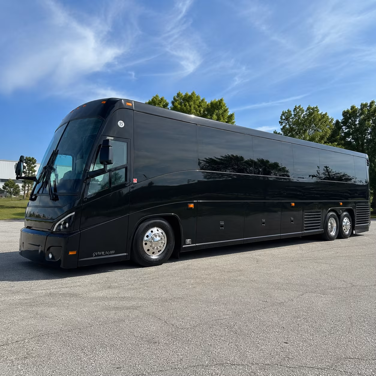roswell 47 passenger charter bus