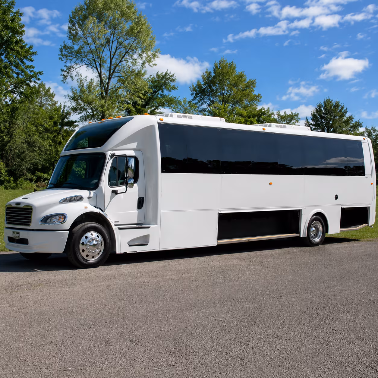 roswell anniversary party bus rental