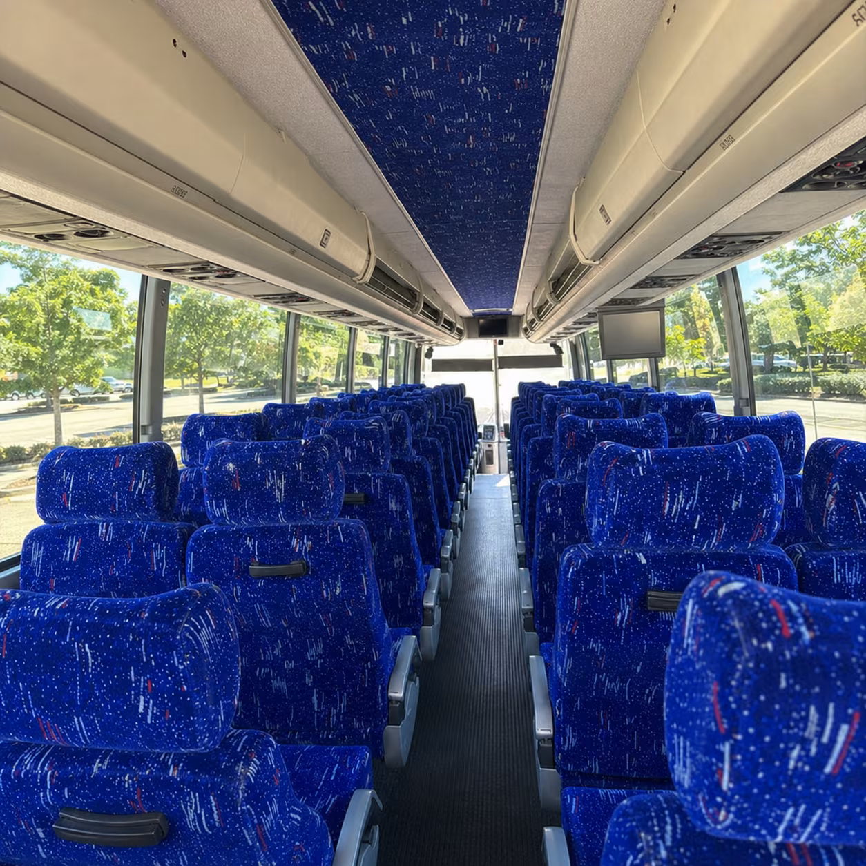 roswell charter bus interior