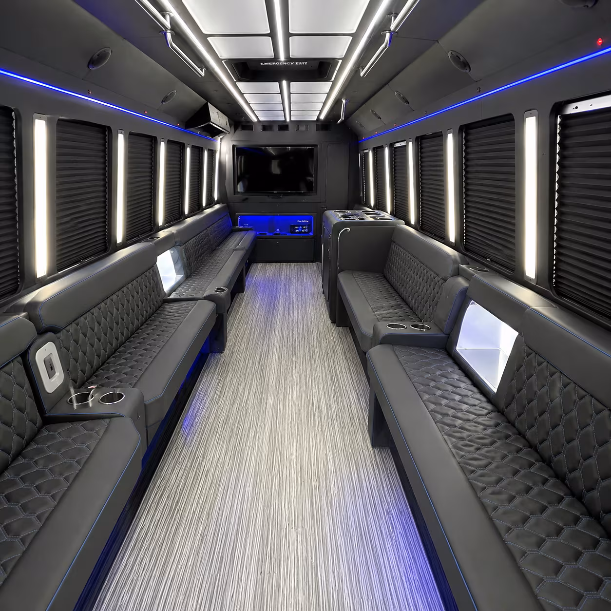 roswell party bus interior
