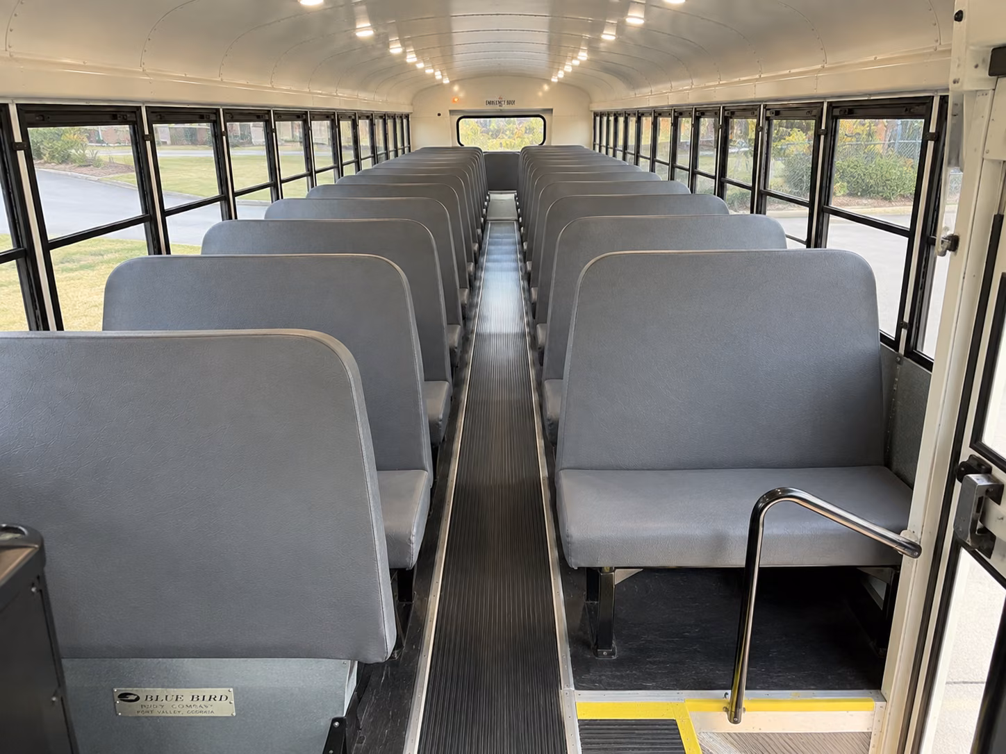 roswell school bus inside